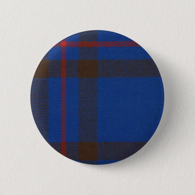 Clan Elliot Tartan Button (Front)