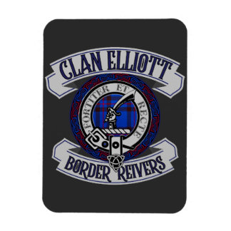 Clan Elliott Badge, Border Reivers, Scotland  Tape Magnet
