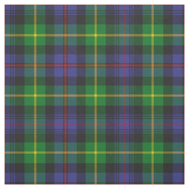 Clan Farquharson Tartan Fabric (Swatch)