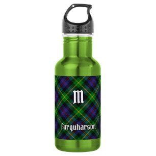 Clan Farquharson Tartan Steel Water Bottle
