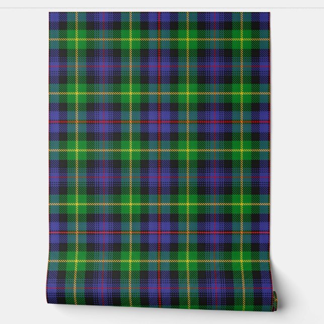 Clan Farquharson Tartan Wallpaper (Unrolling)