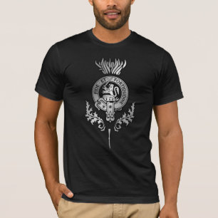 Clan Farquharson Thistle Crest T-Shirt