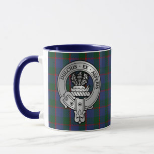 Clan Ferguson Crest & Tartan Mug