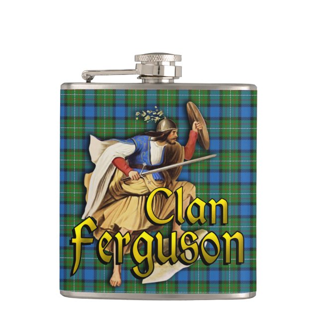 Clan Ferguson Old Scotland Flask (Front)