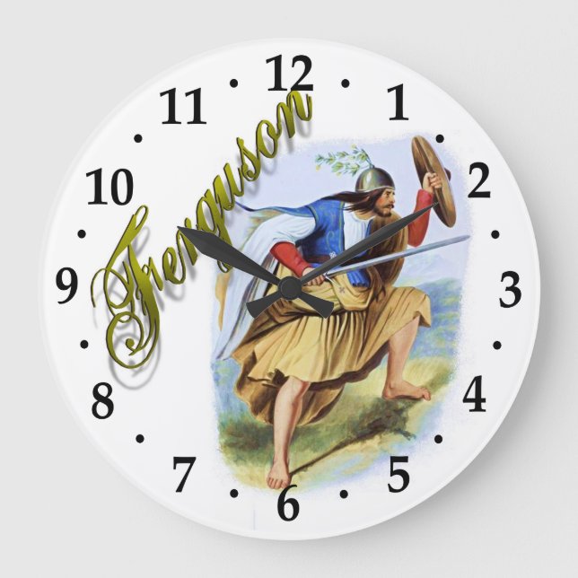Clan Ferguson Scottish Dream Clock (Front)