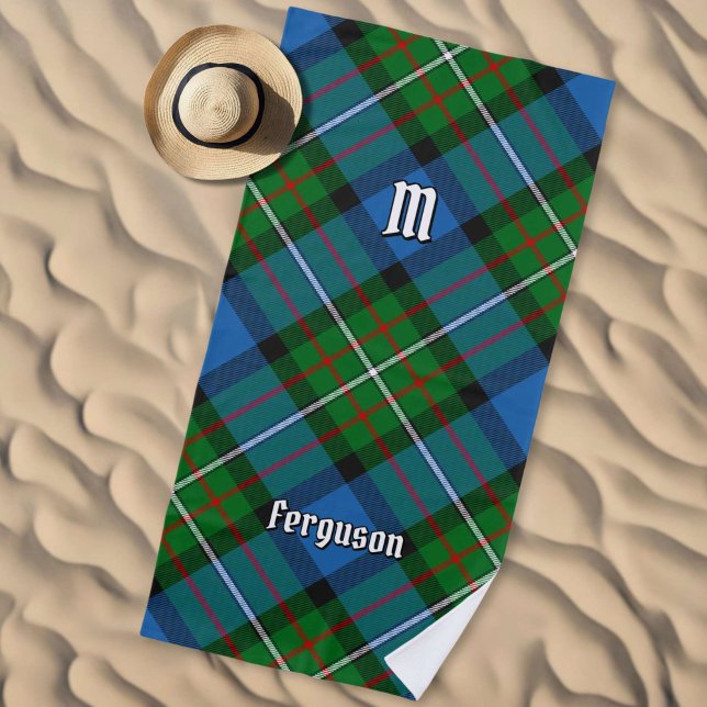 Clan Ferguson Tartan Beach Towel (Creator Uploaded)
