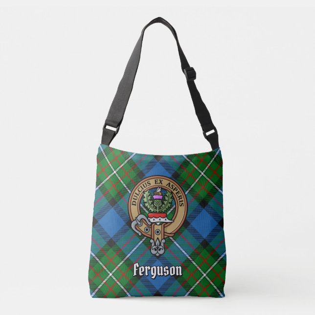 Clan Ferguson Tartan Crossbody Bag (Front)