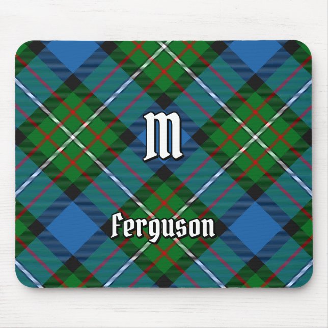 Clan Ferguson Tartan Mouse Pad (Front)