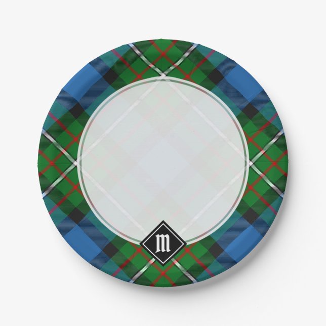 Clan Ferguson Tartan Paper Plates (Front)