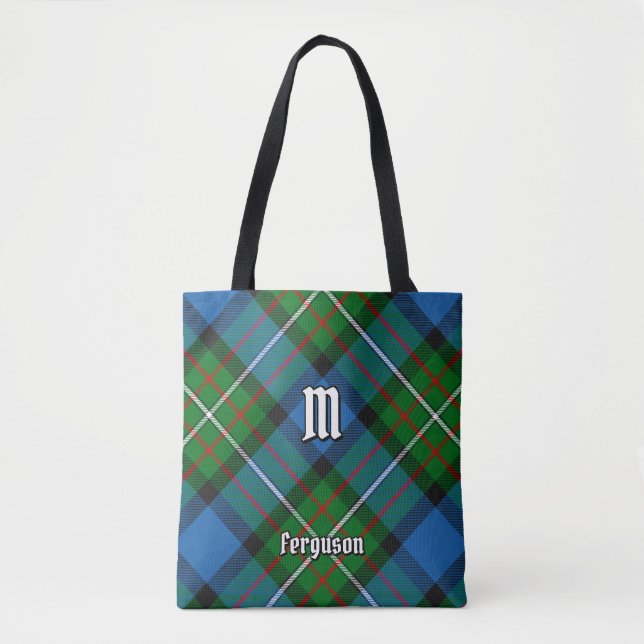 Clan Ferguson Tartan Tote Bag (Front)