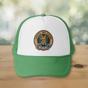 Clan Forbes Crest over Tartan Trucker Hat