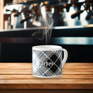 Clan Forbes Dress Tartan Espresso Cup