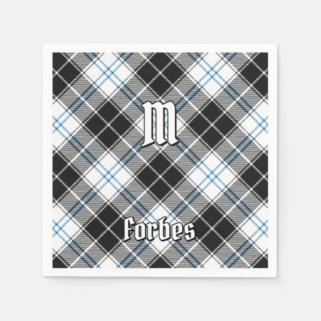 Clan Forbes Dress Tartan Napkin (Front)