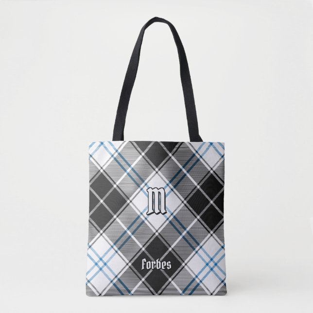Clan Forbes Dress Tartan Tote Bag (Front)