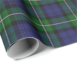 Clan Forbes Scottish Tartan Wrapping Paper