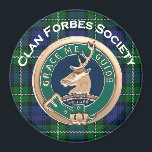 Clan Forbes Society 3" Magnet<br><div class="desc">Show your pride as a member of the Clan Forbes Society with this 3" refrigerator magnet! If you're not yet a paid member,  visit us at www.clan-forbes.org. Grace Me Guide!</div>