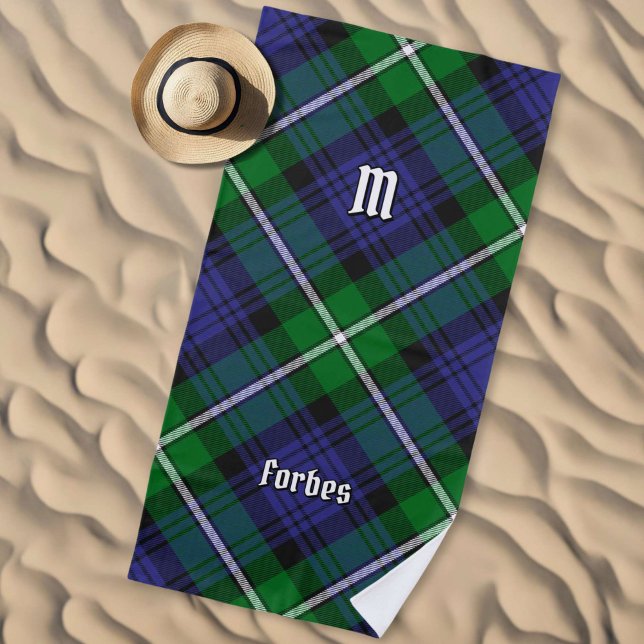Clan Forbes Tartan Beach Towel (Creator Uploaded)
