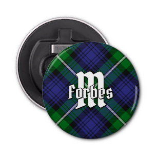 Clan Forbes Tartan Bottle Opener