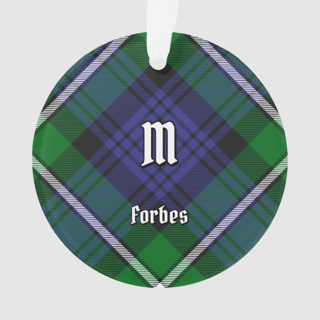 Clan Forbes Tartan Ornament (Front)