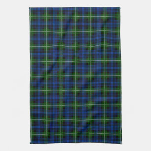 Clan Forbes Tartan Tea Towel