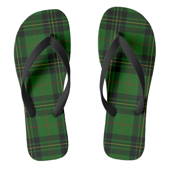 Clan Forbes Tartan Thongs (Footbed)