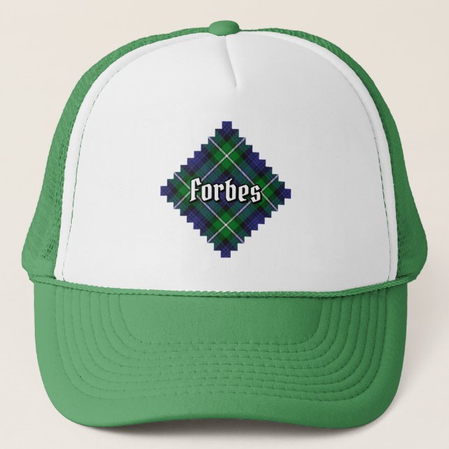 Clan Forbes Tartan Trucker Hat (Front)