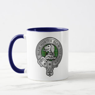 Clan Forrester / Foster Crest & Hunting Tartan Mug
