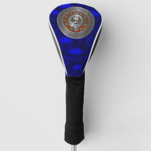 Clan Forrester Foster Crest & Tartan Knot Golf Head Cover