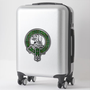 Clan Forrester Hunting Tartan Crest  Sticker