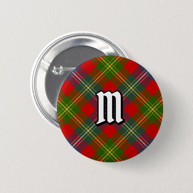 Clan Forrester Tartan 6 Cm Round Badge (Front & Back)