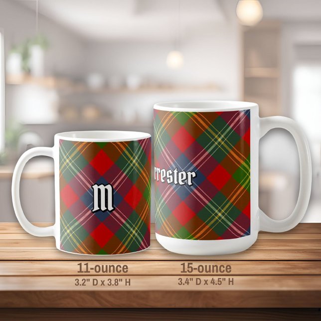 Clan Forrester Tartan Coffee Mug (Creator Uploaded)