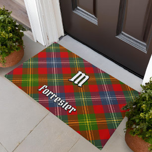 Clan Forrester Tartan Doormat