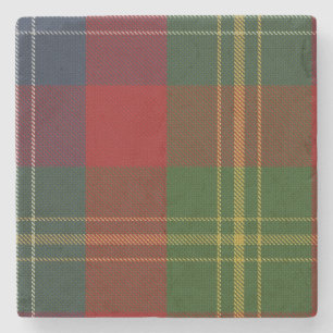 Clan Forrester Tartan Plaid Stone Coaster