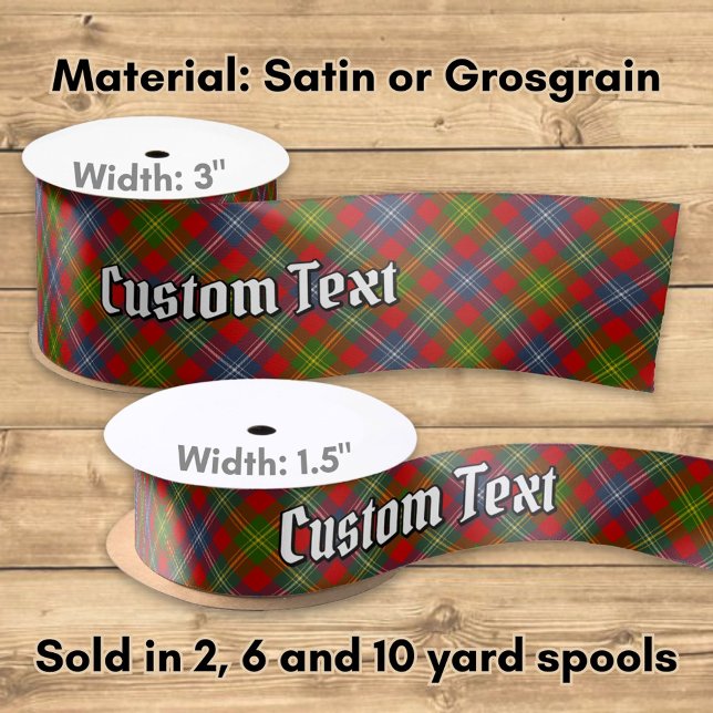 Clan Forrester Tartan Satin Ribbon (Creator Uploaded)