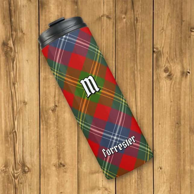 Clan Forrester Tartan Thermal Tumbler (Creator Uploaded)