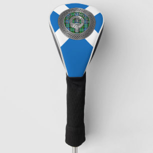 Clan Forsyth Crest & Tartan Knot Golf Head Cover