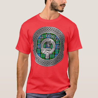 Clan Forsyth Crest Tartan Knot T-Shirt
