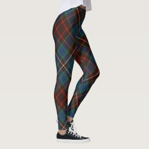 Clan Fraser Ancient Tartan - Rotated Leggings