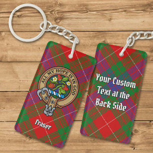 Clan Fraser Crest Acrylic Keychain