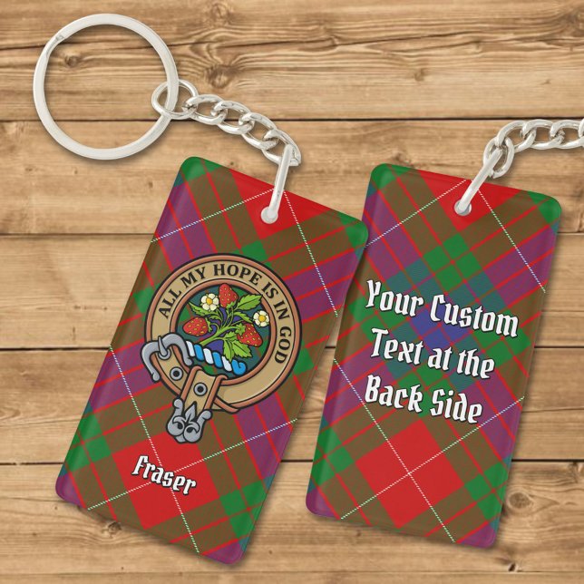 Clan Fraser Crest Acrylic Keychain (Creator Uploaded)
