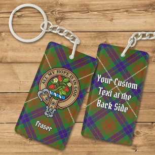 Clan Fraser Crest Acrylic Keychain