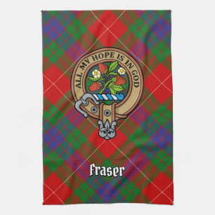 Clan Fraser Crest Kitchen Towel