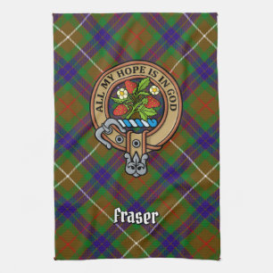Clan Fraser Crest Kitchen Towel