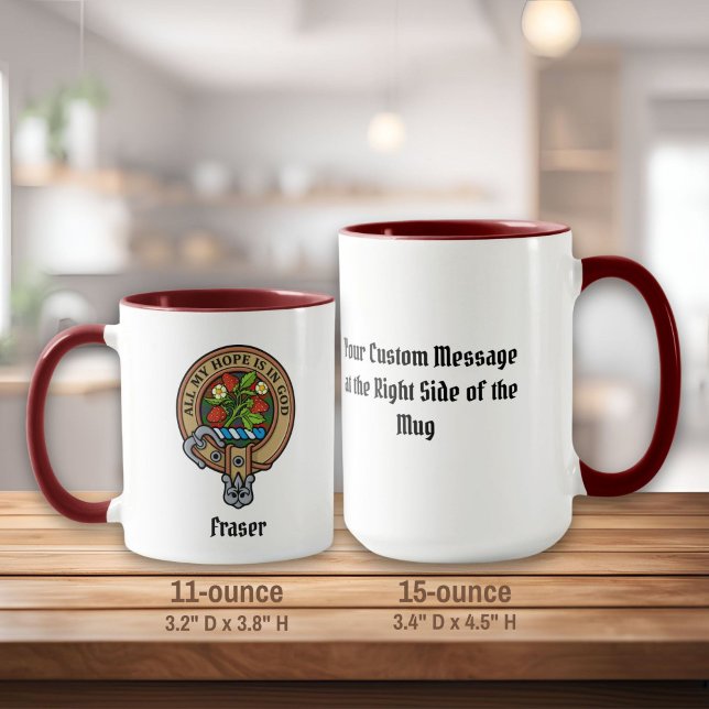 Clan Fraser Crest Mug (Creator Uploaded)