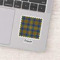 Clan Fraser Hunting Tartan Sticker