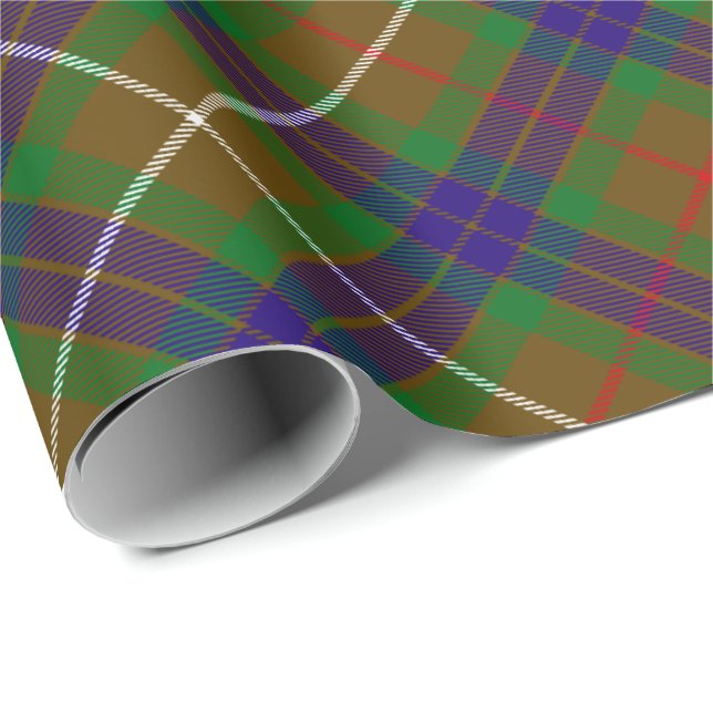 Clan Fraser Hunting Tartan Wrapping Paper (Roll Corner)