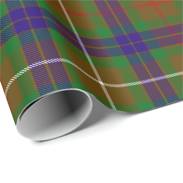 Clan Fraser Hunting Tartan Wrapping Paper (Roll Corner)