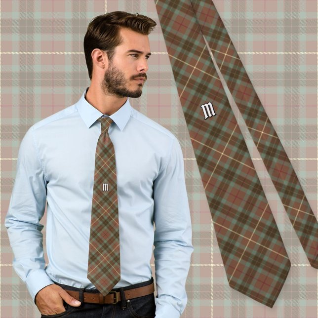 Clan Fraser Hunting Weathered Tartan Neck Tie (Creator Uploaded)