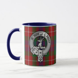 Clan Fraser of Lovat Crest & Tartan Mug