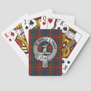Clan Fraser of Lovat Crest & Tartan Playing Cards